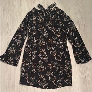 Dex Black Long Sleeve Dress